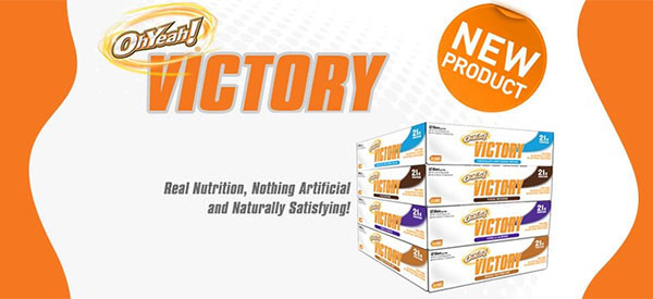 Oh Yeah! Victory protein bars in four flavors