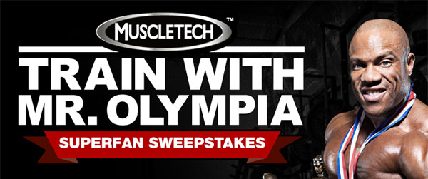 Win a trip for two to train with Phil Heath in Denver Colorado