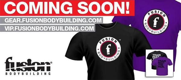 Fusion Bodybuilding train past the pain tee