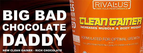 Rival Us Clean Gainer new flavor rich chocolate