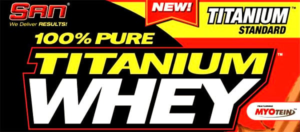 SAN Nutrition's new protein powder Pure Titanium Whey