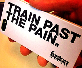 Fusion Bodybuilding train past the pain iPhone 5 case