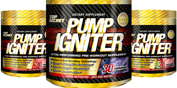 Top Secret Nutrition HydroCarn pre-workout Pump Igniter