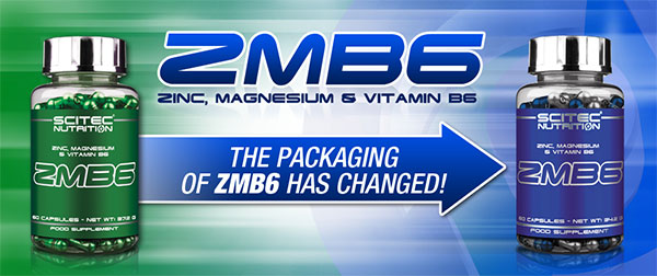 Scitec Nutrition relabel their ZMA formula ZMB6