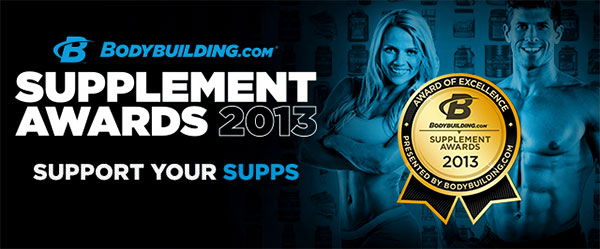 Bodybuilding.com announce their 2013 supplement award nominees