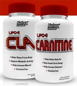 Nutrex two new individuals Lipo-6 Carnitine and Lipo-6 CLA