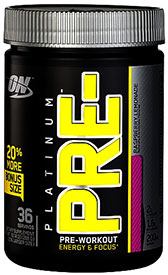 Optimum Nutrition's GNC exclusive 36 serving Platinum Pre