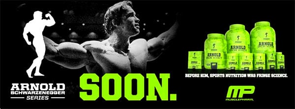 Muscle Pharm Arnold Schwarzenegger Series release schedule