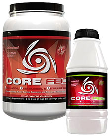 Core Nutritionals new crystal blue raspberry fill and serve Core ABC