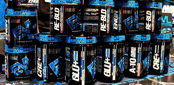 Stack3d at the 2013 Olympia with EVL Nutrition