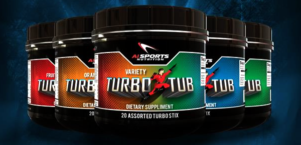 AI Sports Nutrition Turbo Stix 20 pack Turbo Tub