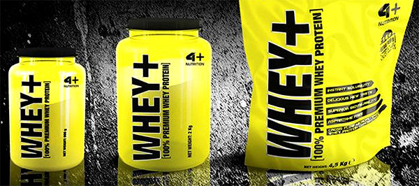 4+ Nutrition reveal another bagged supplement the 4.5kg Whey+