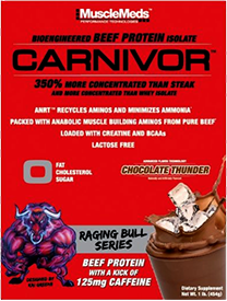 MuscleMeds never before seen Raging Bull Series Carnivor