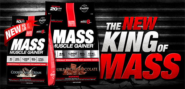 Be in to win Elite Labs Mass Muscle Gainer with a puny picture
