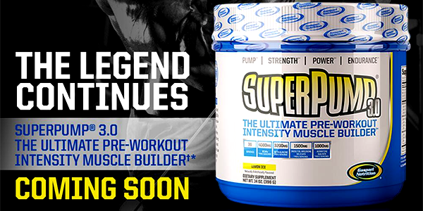 Gaspari Nutrition announce the coming of SuperPump 3.0