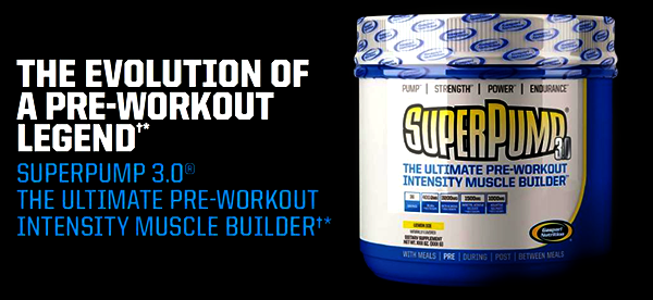 Highlight ingredients confirmed for Gaspari Nutrition's new SuperPump 3.0