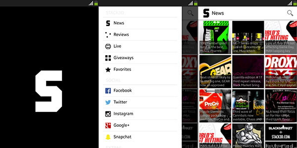 Stack3d supplement news Android application now available
