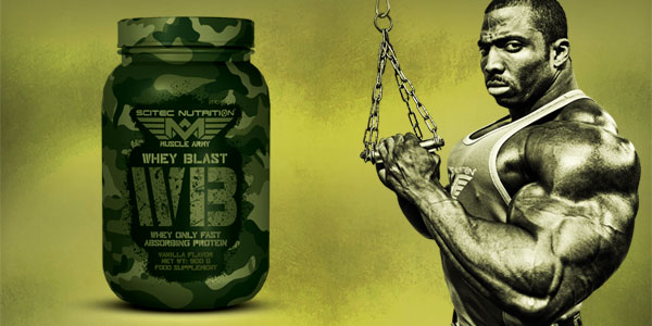 Scitec Nutrition launch Muscle Army supplement number 9 Whey Blast