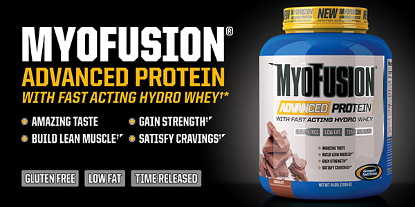 Gaspari Nutrition's new Myofusion formula Myofusion Advanced