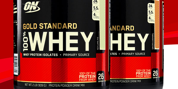 Key lime pie spotted alongside Optimum's voted salted caramel Gold Standard 100% Whey