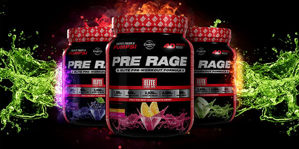 Transparently dosed Pre Rage finally on sale direct from Elite Labs