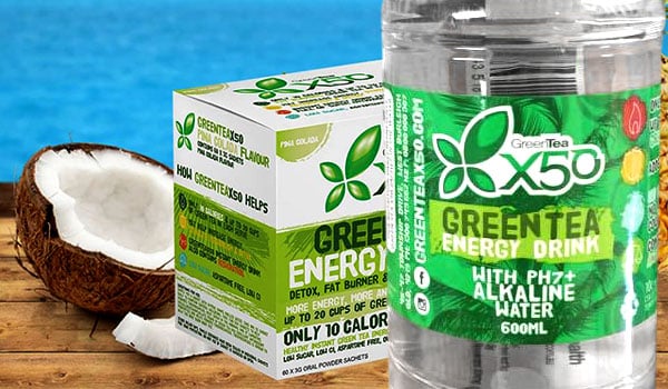 green tea x50 energy drink