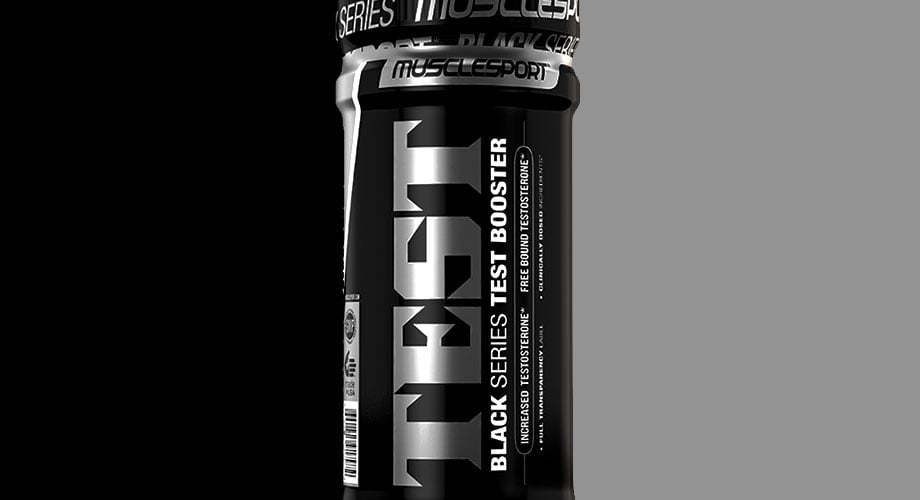 muscle sport test black