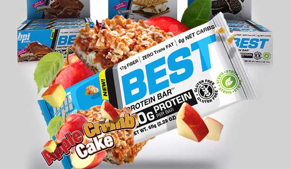 apple crumb cake best protein bar