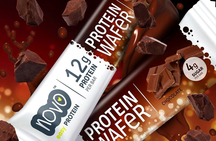 novo protein wafer