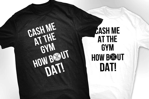 cash me at the gym