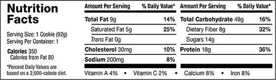 muscletech protein cookie