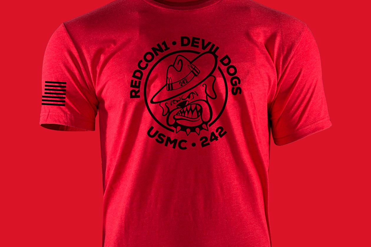 devil dog t shirt