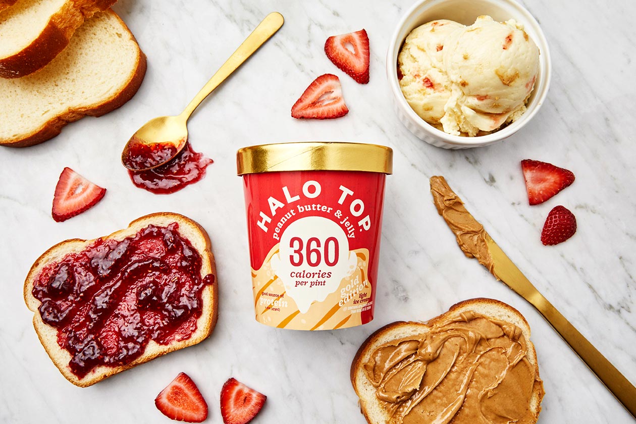 peanut butter jelly halo top