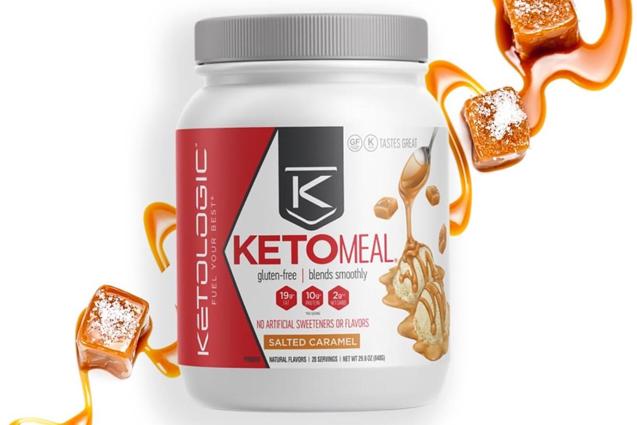 ketologic salted caramel keto meal