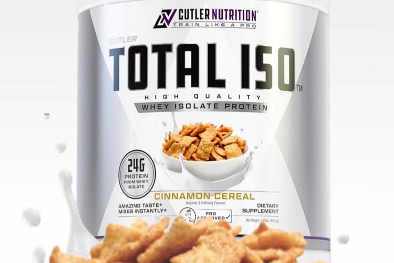 Cutler Nutrition confirms Total ISO is dropping in the coming days