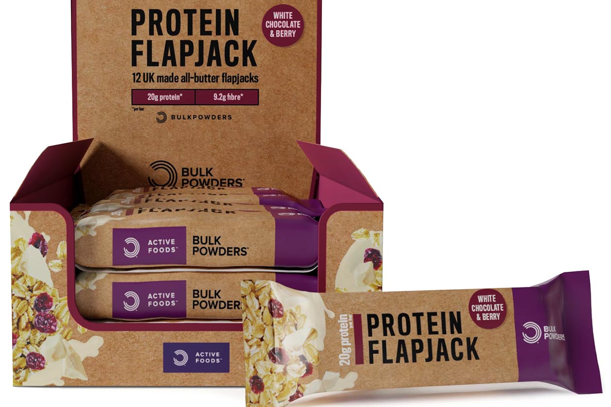 bulk powders new and improved protein flapjack