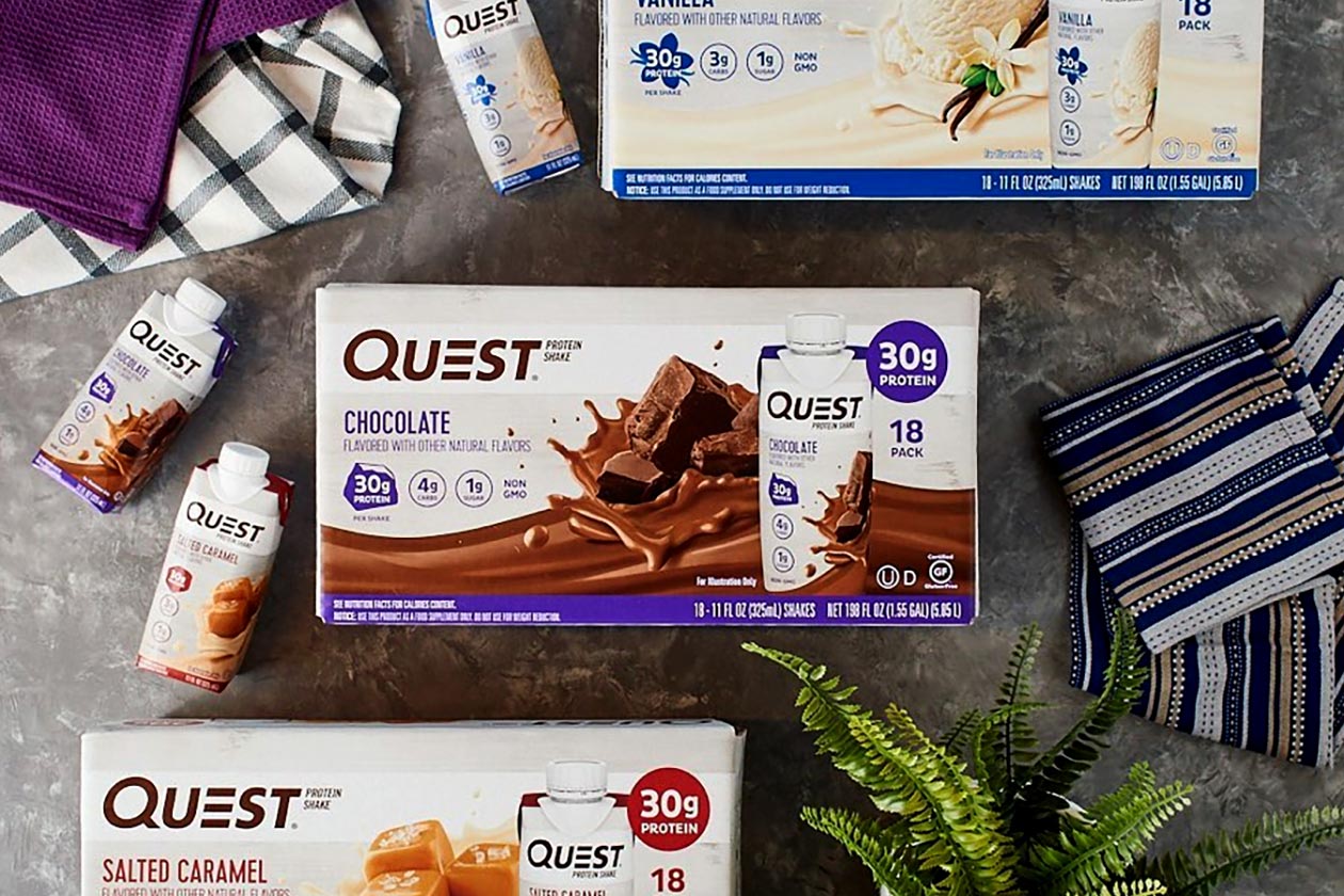 Sams Club Gets A Large Quest Protein Shake Value Box With 18 Bottles