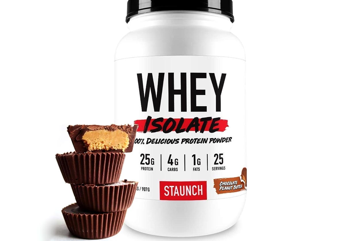 staunch chocolate peanut butter whey isolate