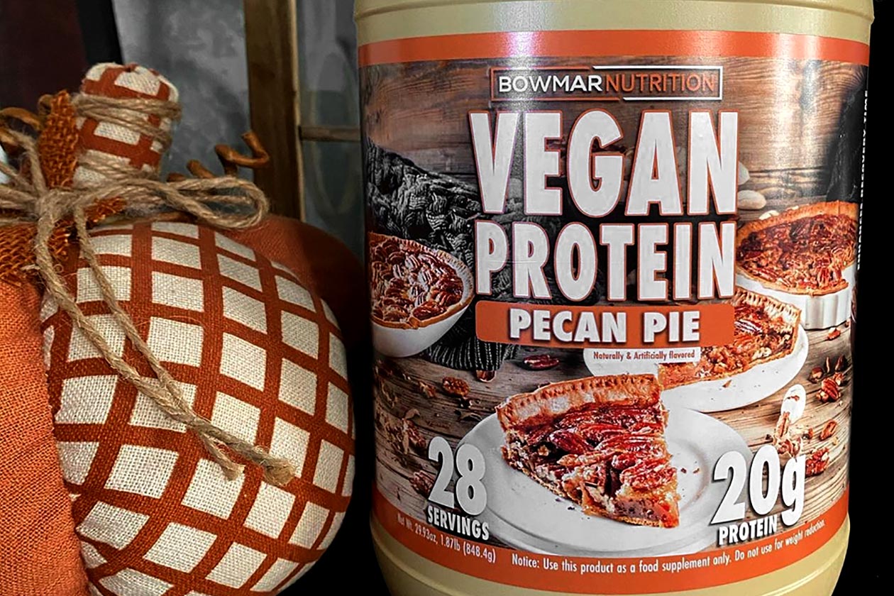 bowmar nutrition pecan pie vegan protein