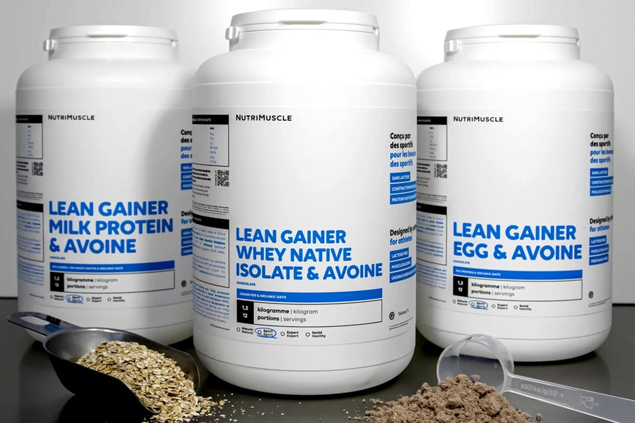 NutriMuscle welcomes its three-piece, oat-powered Lean Gainer series