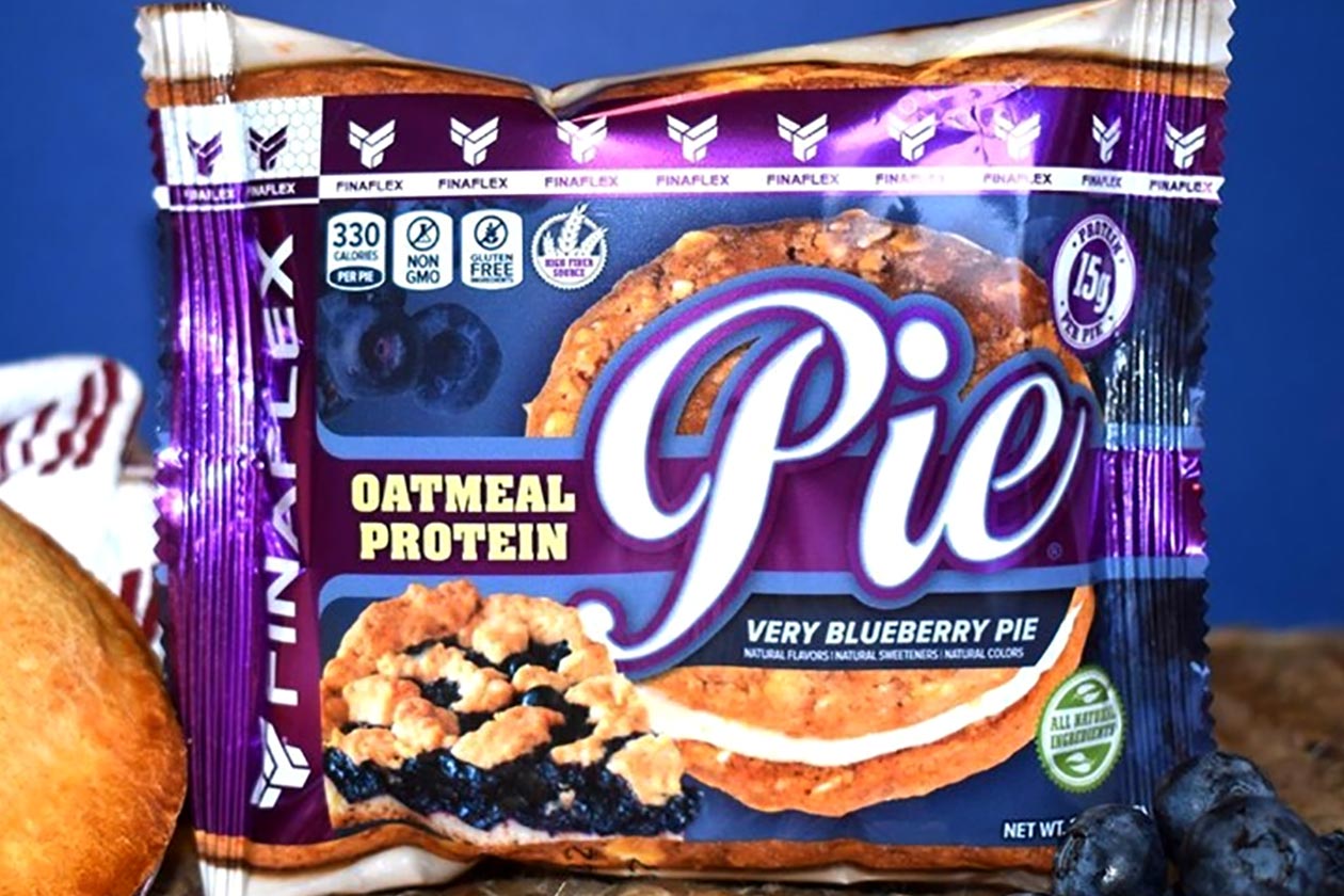 finaflex very blueberry pie oatmeal protein pie