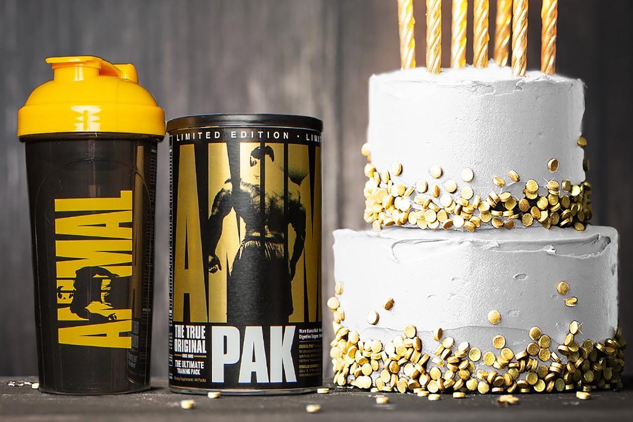 Animal puts together a limited black and gold Animal Pak for its birthday