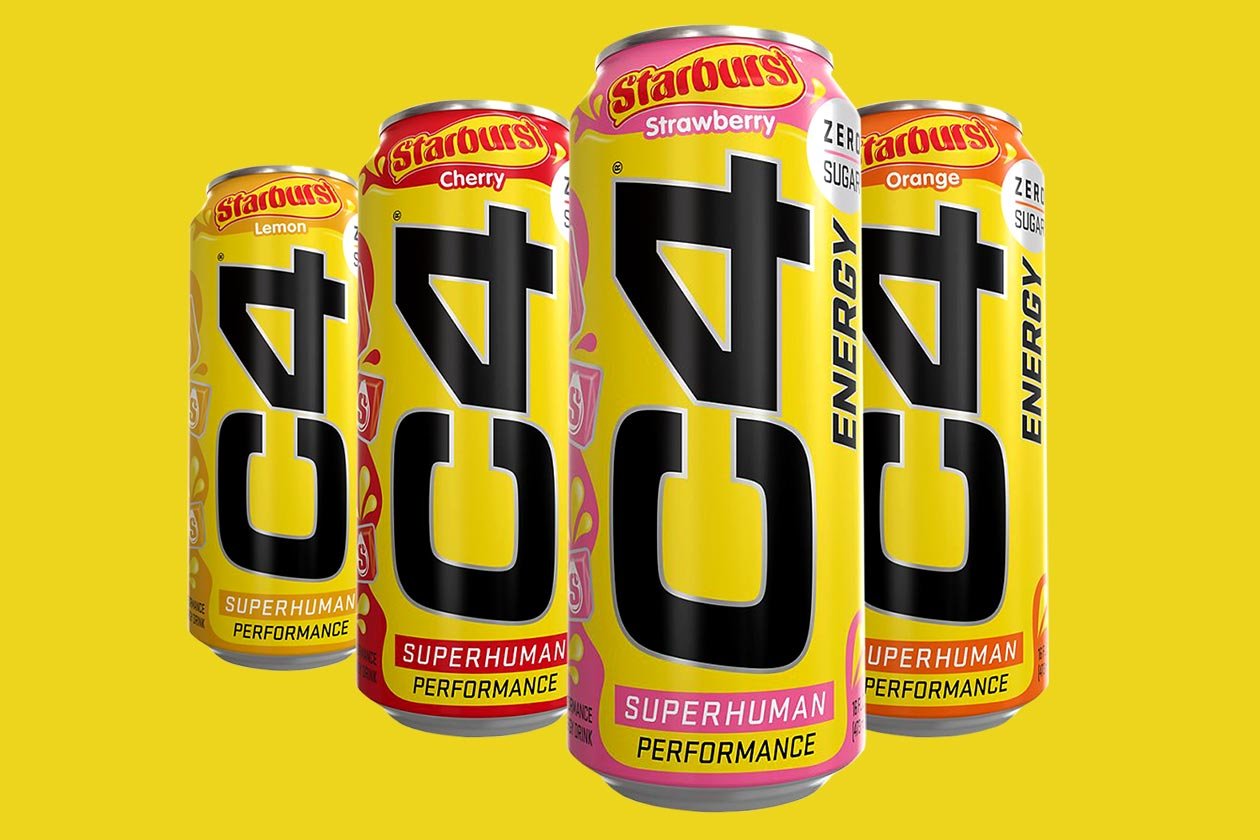 Cellucor and Starburst partner for four authentic C4 Energy drink flavors