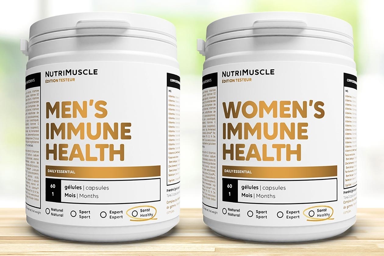 Nutrimuscle testing Men's Immune Health and Women's Immune Health