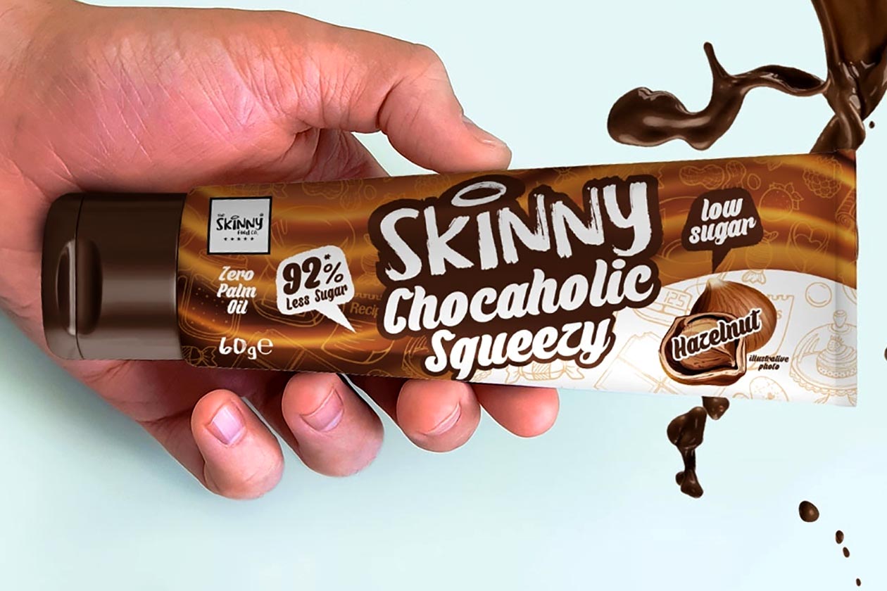 Skinny Food Co puts its tasty low-sugar Chocaholic spread in a tube