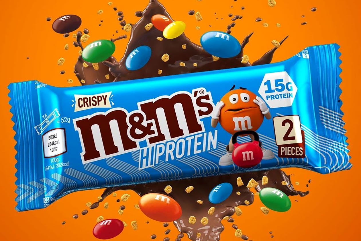 M&M's Crispy High Protein Bars, 1x52g, Protein Package
