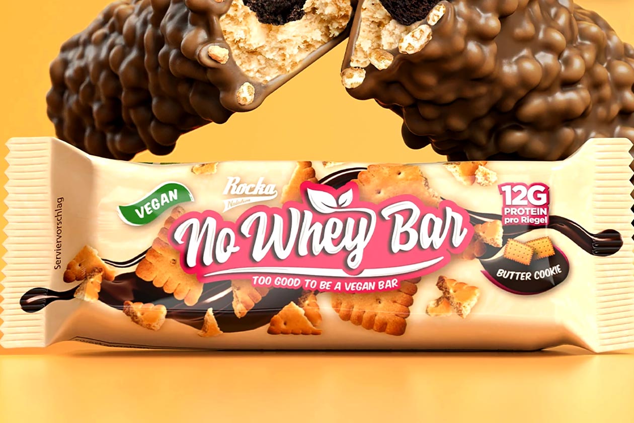 Rocka Nutrition makes it seven flavors for No Whey Bar in Butter