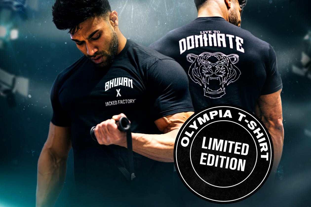 Jacked Factory and Bhuwan Chauhan limited Live To Dominate tee