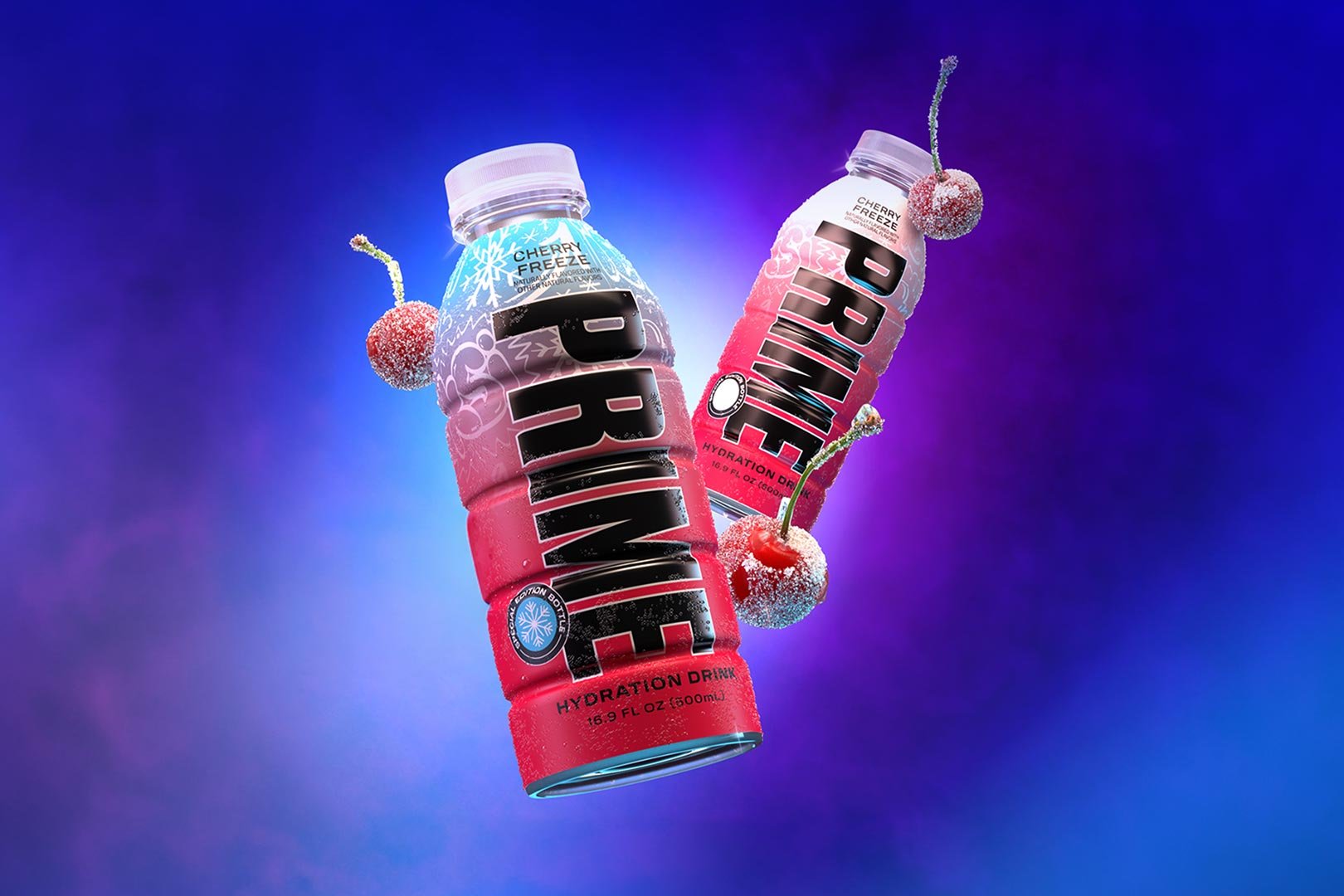 Walmart's special edition Cherry Freeze Prime Hydration Drink
