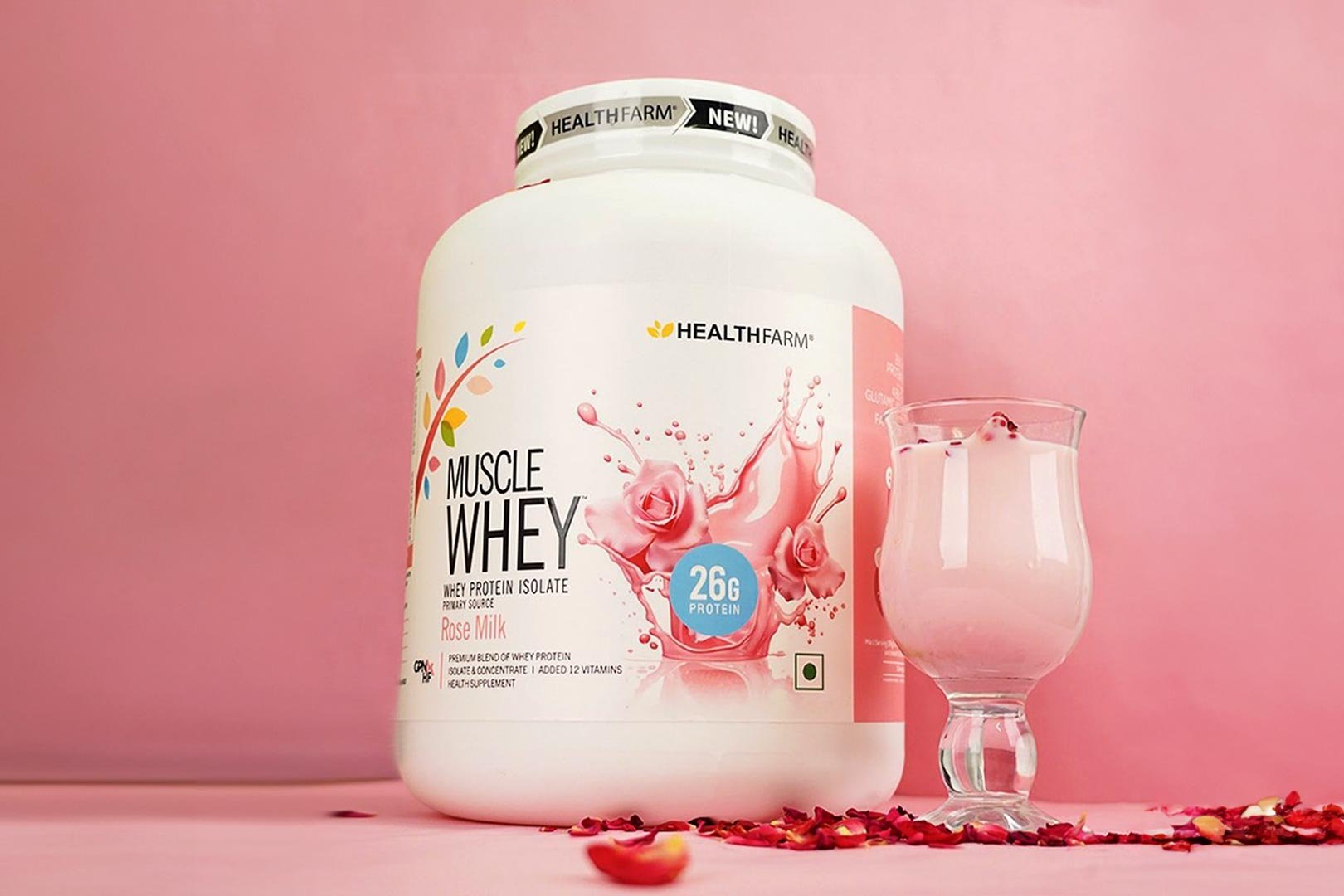 Healthfarm Rose Milk Muscle Whey